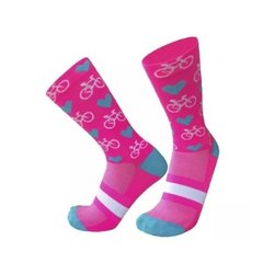 imagem do produto Meias ciclismo feminina rosa